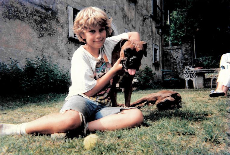 Jarl van der Ploeg op vakantie in Toscane.  Beeld Privéfoto