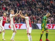 Ajax heeft geen enkele moeite met ADO Den Haag