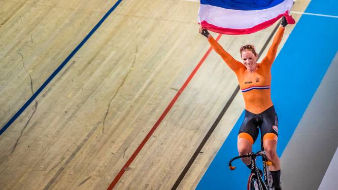 En dat is drie! Weer goud voor Zwolse Kirsten Wild op WK Baan in Apeldoorn