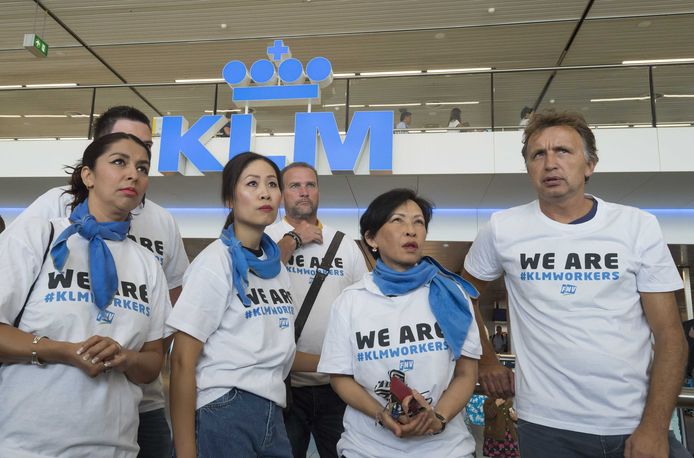 KLM-personeel. Archieffoto.