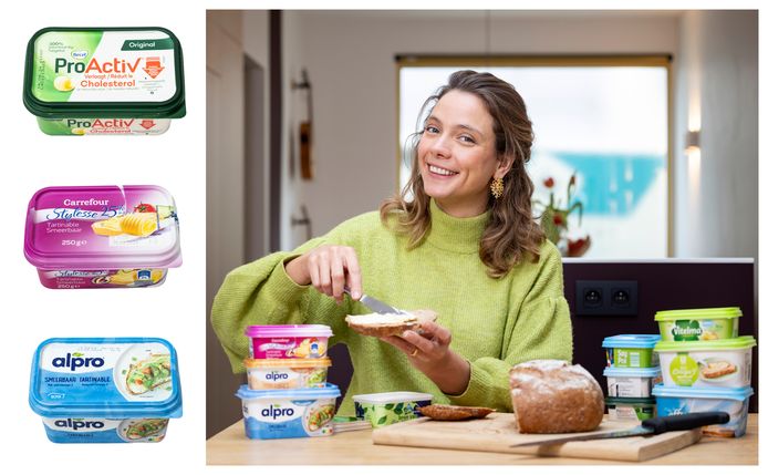 Diëtiste Sanne Mouha beoordeelt 10 margarines uit de supermarkt. Welke is het gezondst om op je boterham te smeren?