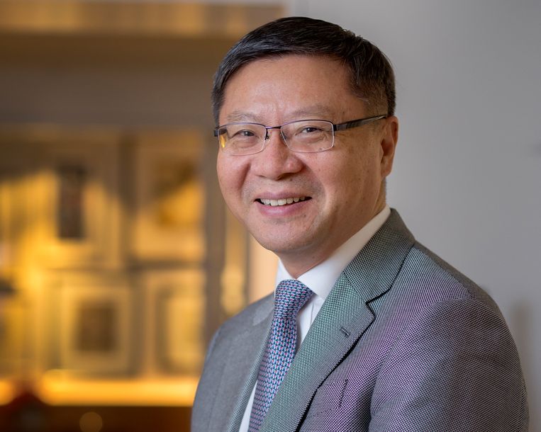 Zhang Weiwei is Chinese partij-ideoloog en hoogleraar internationale betrekkingen. Beeld Maartje Geels
