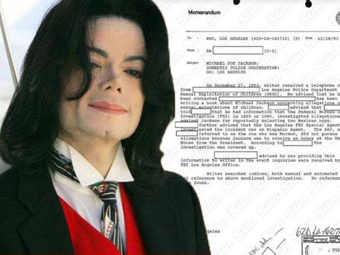 Uitgelekte memo onthult onvertelde reden waarom FBI geen bewijs vond tegen Michael Jackson