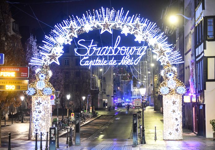 Het logo van de kerstmarkt in Straatsburg.