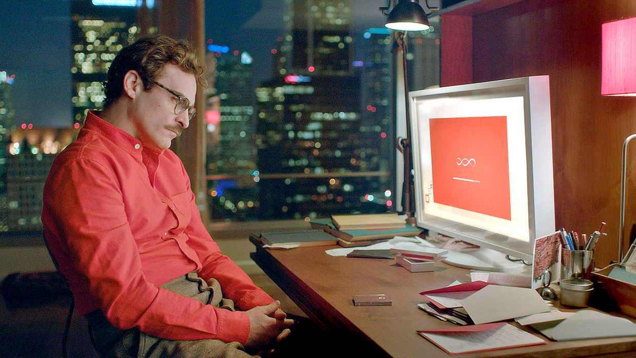 Joaquin Phoenix in Her. Beeld Times Community News