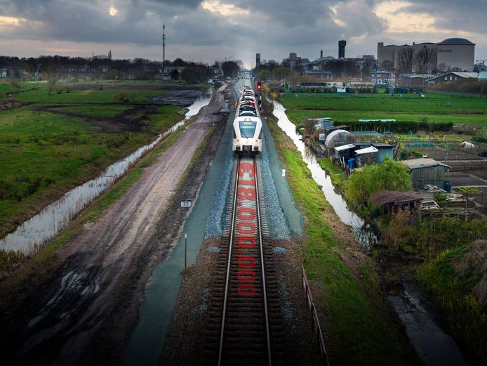 Verspreid over heel Nederland beheerde RailSide van Rotterdammer W. 1.300 strookjes grond naast het spoor.