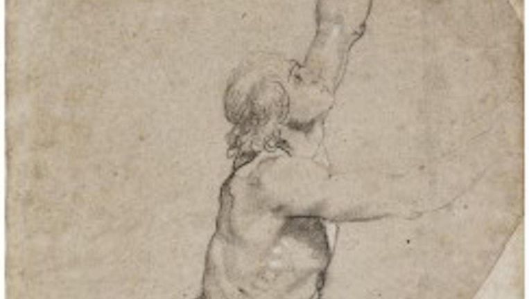 De krijttekening van Peter Paul Rubens. Beeld Sotheby's