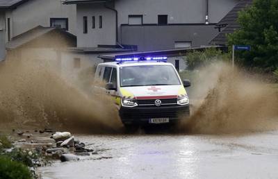 Ruim 200 mensen gestrand na overstromingen in Salzburg
