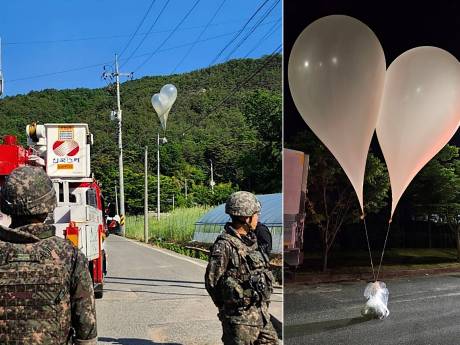 Noord-Korea stuurt ballonnen met rommel en poep naar het zuiden en noemt ze ‘oprechte geschenken’