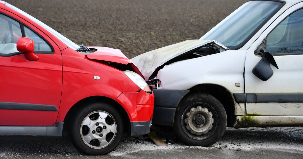 Gewonde bij frontale botsing in Hulst.