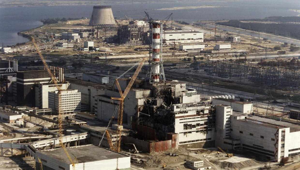 De kerncentrale in Tsjernobyl Beeld anp