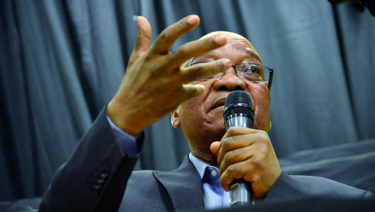 De Zuid-Afrikaanse president Jacob Zuma. Beeld afp