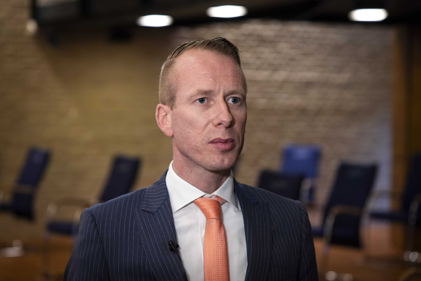 Burgemeester Cees van den Bos van Urk.