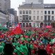 Vakbonden betogen in Brussel voor socialer Europa