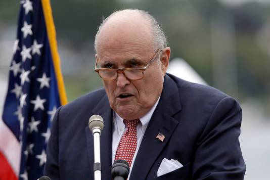 Rudy Giuliani zegt dat hij niets verkeerds gedaan heeft.