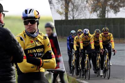 KIJK. Hét doel van zijn voorjaar: Wout van Aert en ploegmaats verkennen nu al finale Ronde van Vlaanderen
