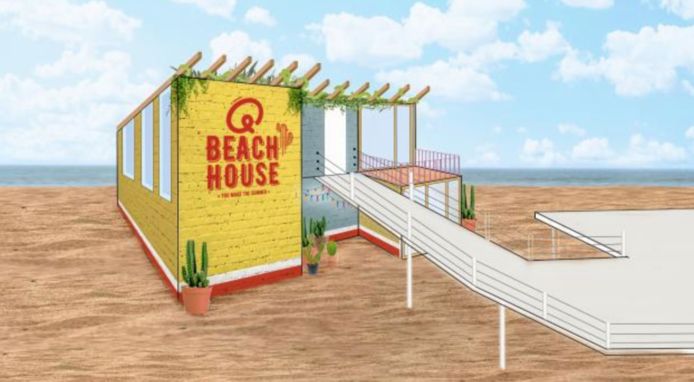 Zo zal het Beach House eruit zien.