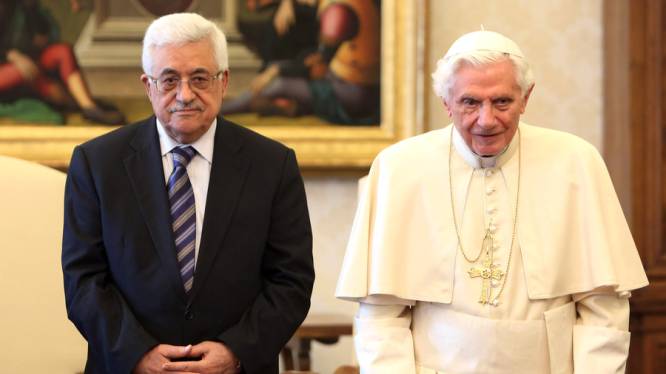 Palestijnse president ontmoet paus