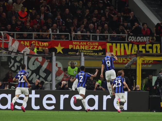 Inter neemt flinke optie op Champions League-finale, onmachtig Milan moet dubbele achterstand goedmaken in terugwedstrijd