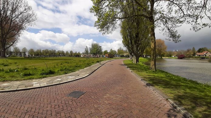 De locatie van de toekomstige wijk Vlijweide in Dordrecht.