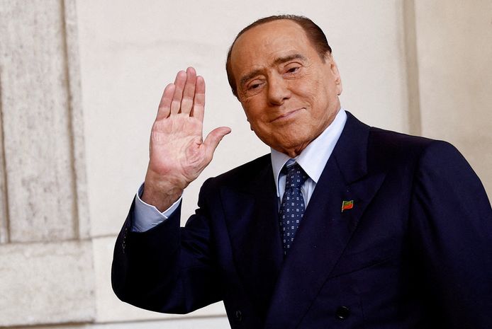 Berlusconi op een archieffoto uit 2022.