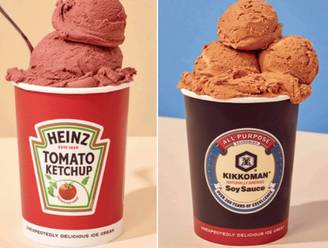 IN BEELD. 14 ijssmaken die eigenlijk niet thuishoren in de diepvries maar wél in de voorraadkast: van een bolletje ketchup tot sojasaus en mayonaise