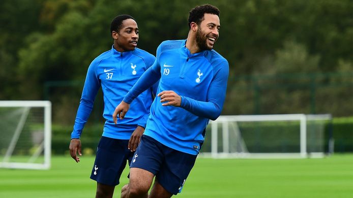 Moussa Dembélé vandaag op training.