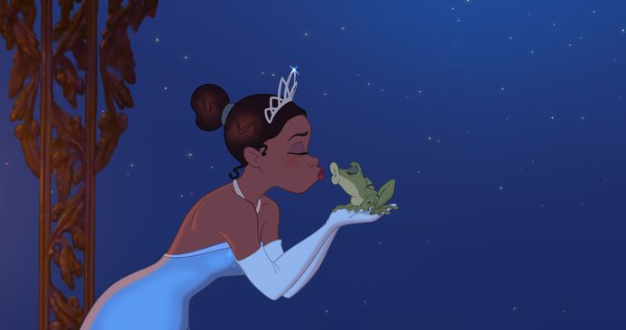 De klassieke tekenfilm 'The Princess and the Frog'. Zendaya zou de hoofdrol in de live action-versie mogen spelen.
