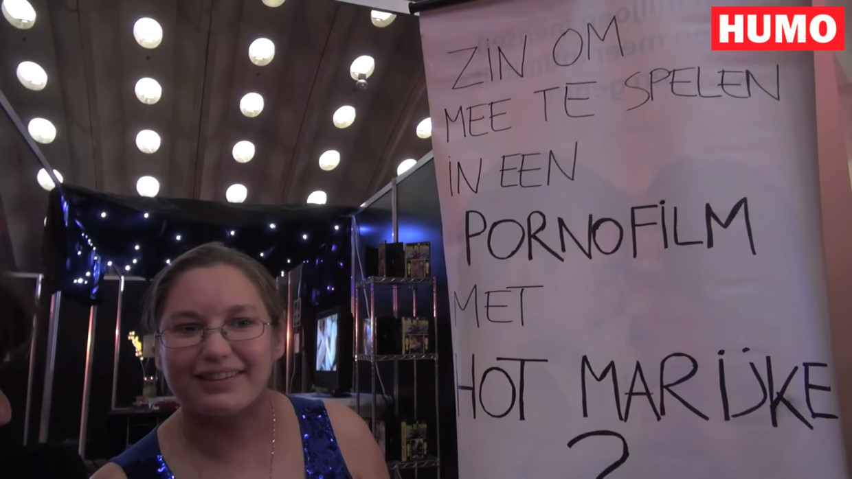 Onze Vrouw op de eroticabeurs ‘Backstage kunnen we rukken, pijpen en zelfs neuken’