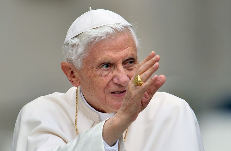De vroegere paus Benedictus: ‘Waarom was er zoveel pedofilie? De reden is de afwezigheid van God.’  Beeld afp