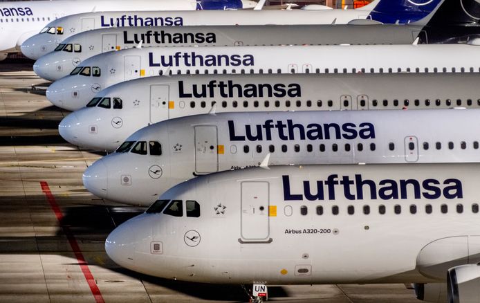 Vliegtuigen van Lufthansa, ter illustratie.