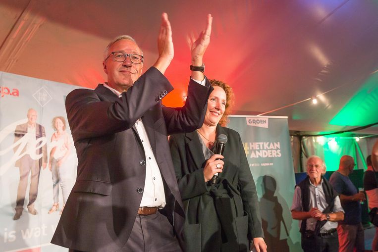 De definitieve verkiezingsuitslag maakt duidelijk dat Groen zich een van de winnaars van de verkiezingen mag noemen, en sp.a de grote verliezer. Beeld BELGA