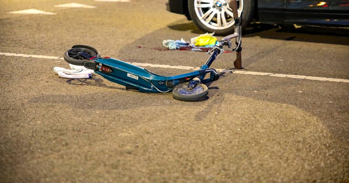 Steppende man gewond door aanrijding in Apeldoorn.