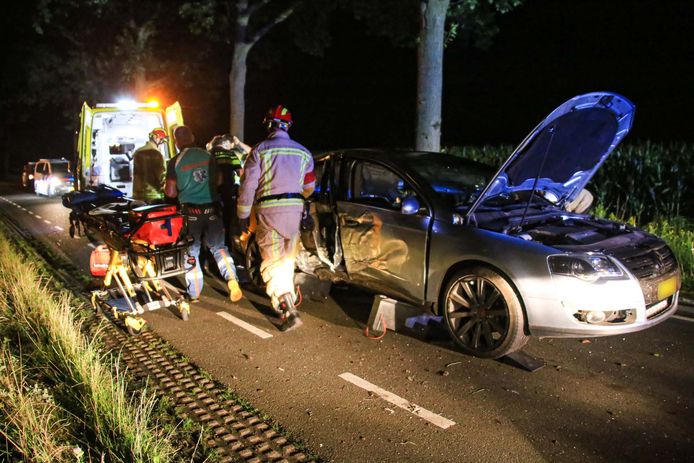 Het ongeval op Wittedijk in Deurne.