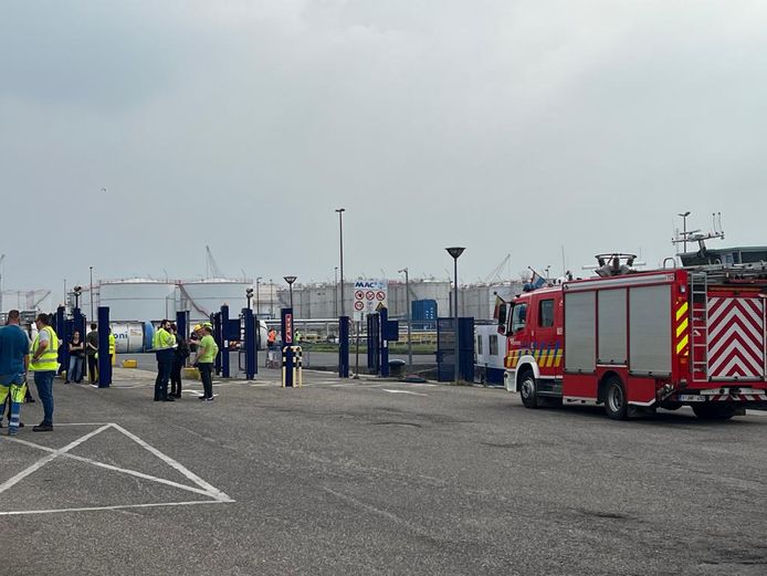 De ontploffing vond plaats in de haven van Antwerpen.