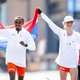 Twee Nederlandse records op marathon van Rotterdam: Abdi Nageeye en Nienke Brinkman beleven ideale races