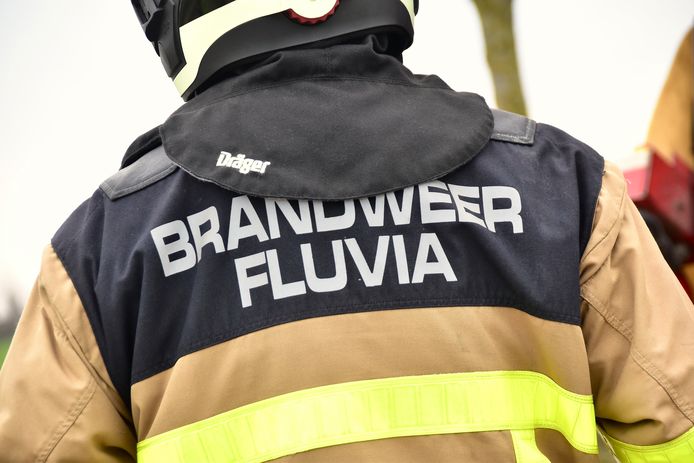 De brandweer van de zone Fluvia snelde ter plaatse.