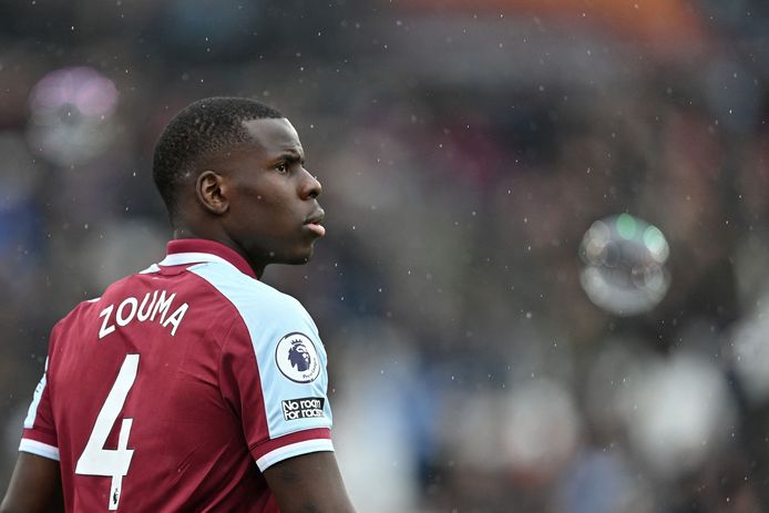 Kurt Zouma in het shirt van West Ham United.