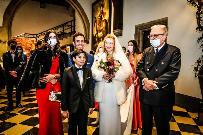 Stefaan Maene en Luba Karpova kregen onverwacht bezoek van prins Laurent.