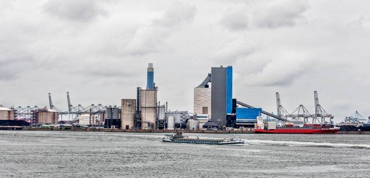 De Engie Centrale in Rotterdam. Beeld Raymond Rutting / de Volkskrant
