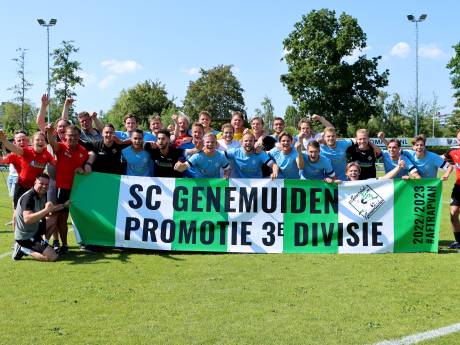 Zelfkennis brengt Genemuiden in een zetel naar de derde divisie: ‘Geweldig, en dik verdiend’