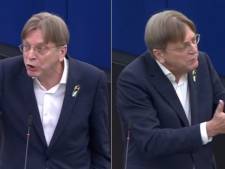 L’intervention remarquée de Guy Verhofstadt devant le Parlement européen: “Des sanctions progressives, cela ne marche pas avec un autocrate”