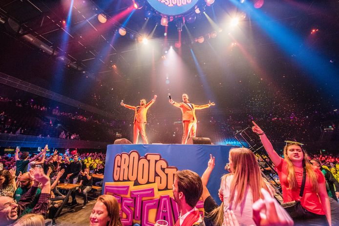 Het Feestteam op 25 januari dit jaar in de Amsterdamse Ziggo Dome.