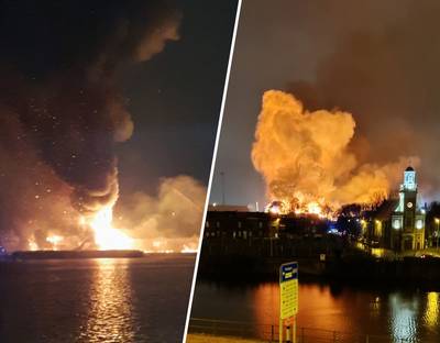 Zware industriebrand in Gentse havenzone: buurt moet ramen en deuren gesloten houden