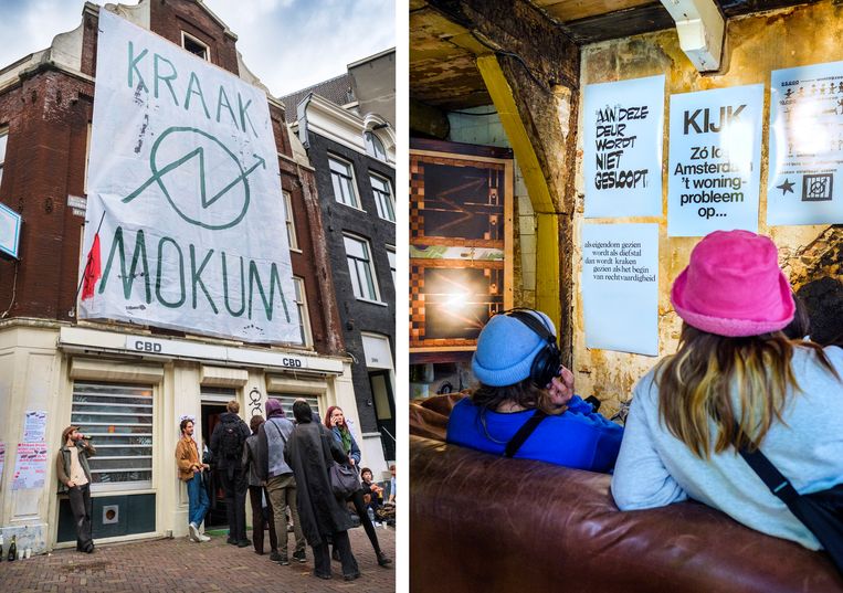 Een expositie geeft inzicht in de moderne krakerswereld.  Beeld Patrick Post