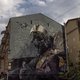 Straatkunst in Kiev moet de moed erin houden