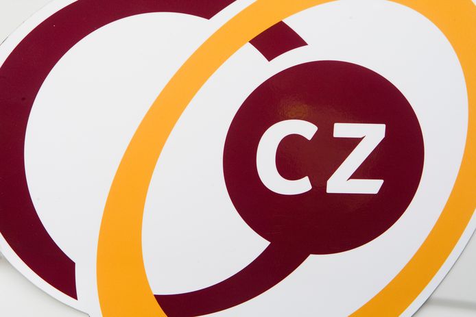 Het logo van Zorgverzekeraar CZ.