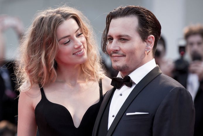 Amber Heard en Johnny Depp in betere tijden.