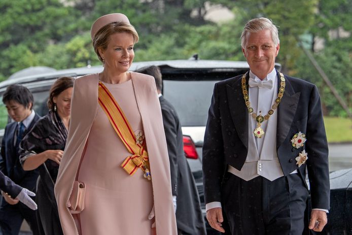 Ook koningin Mathilde en koning Filip waren aanwezig.