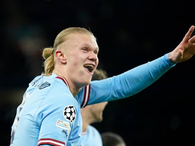KIJK. De vijf goals van Haaland, de derde speler ooit die zo vaak scoort in één Champions League-duel